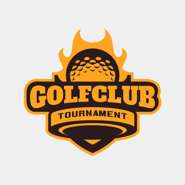 Golf Club Tournament logo template 04 Thumbnail