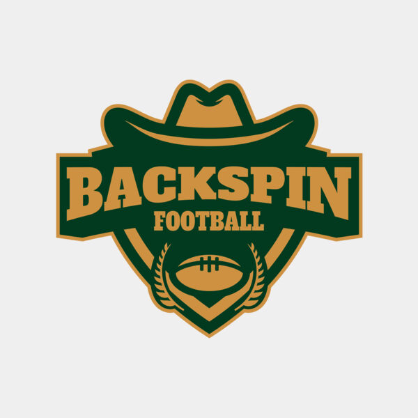 Backspin Football logo template Thumbnail