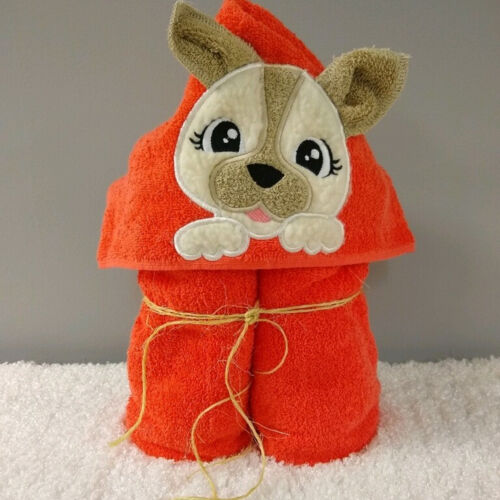 Tan Puppy Hooded Towel Thumbnail