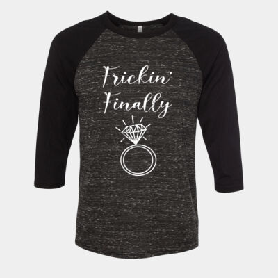 Frickin' Finally Baseball Tee  Thumbnail