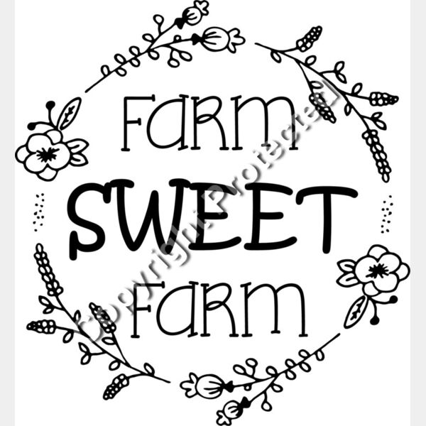 farm sweet farm black Thumbnail