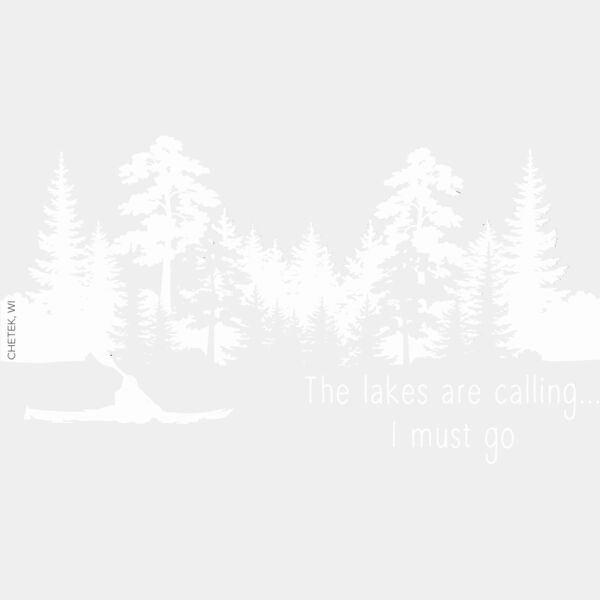 CHETEK the lakes are calling WHITE Thumbnail