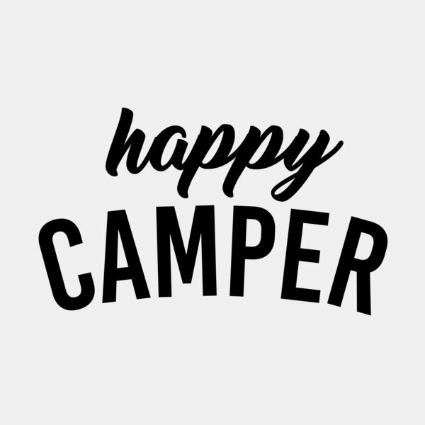 HAPPY CAMPER BLACK Thumbnail