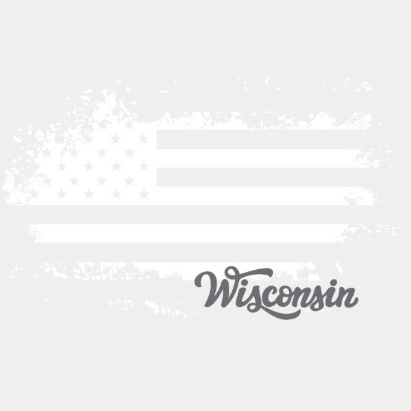 American Flag white Thumbnail