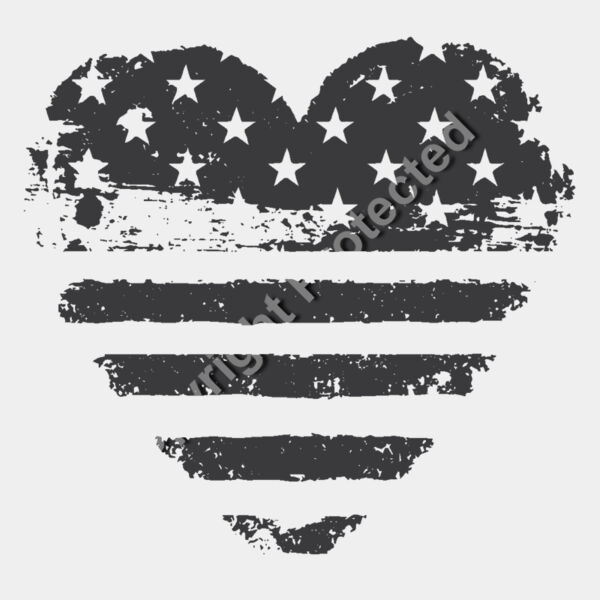 heart flag - grey Thumbnail