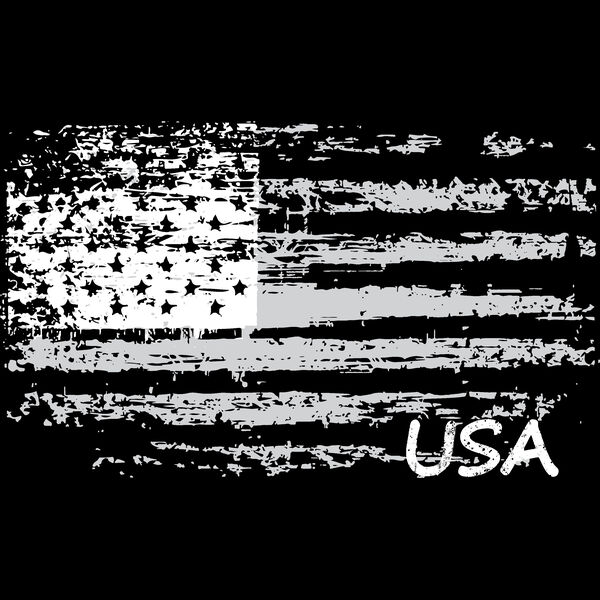 White/grey Grunged flag Thumbnail