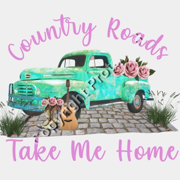 Country Roads-pink Thumbnail