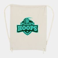 10 Ounce Cotton Canvas Drawstring Backpack Thumbnail