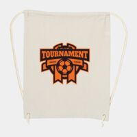 10 Ounce Cotton Canvas Drawstring Backpack Thumbnail