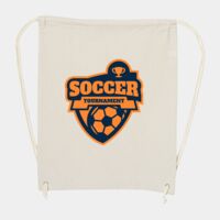 10 Ounce Cotton Canvas Drawstring Backpack Thumbnail