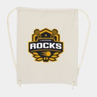 10 Ounce Cotton Canvas Drawstring Backpack Thumbnail