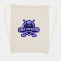 10 Ounce Cotton Canvas Drawstring Backpack Thumbnail