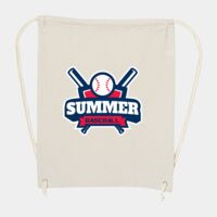 10 Ounce Cotton Canvas Drawstring Backpack Thumbnail