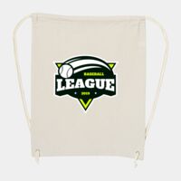 10 Ounce Cotton Canvas Drawstring Backpack Thumbnail