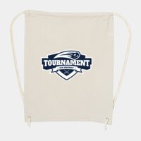 10 Ounce Cotton Canvas Drawstring Backpack Thumbnail