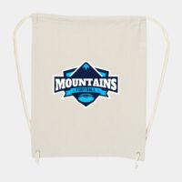 10 Ounce Cotton Canvas Drawstring Backpack Thumbnail