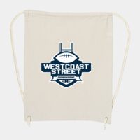 10 Ounce Cotton Canvas Drawstring Backpack Thumbnail