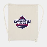 10 Ounce Cotton Canvas Drawstring Backpack Thumbnail