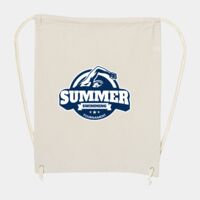 10 Ounce Cotton Canvas Drawstring Backpack Thumbnail