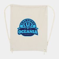 10 Ounce Cotton Canvas Drawstring Backpack Thumbnail