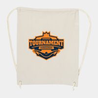 10 Ounce Cotton Canvas Drawstring Backpack Thumbnail