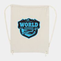 10 Ounce Cotton Canvas Drawstring Backpack Thumbnail