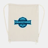 10 Ounce Cotton Canvas Drawstring Backpack Thumbnail