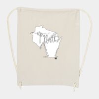 10 Ounce Cotton Canvas Drawstring Backpack Thumbnail