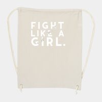 10 Ounce Cotton Canvas Drawstring Backpack Thumbnail