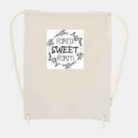 10 Ounce Cotton Canvas Drawstring Backpack Thumbnail
