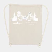 10 Ounce Cotton Canvas Drawstring Backpack Thumbnail