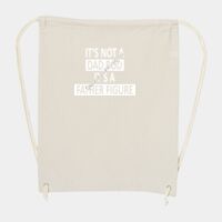10 Ounce Cotton Canvas Drawstring Backpack Thumbnail