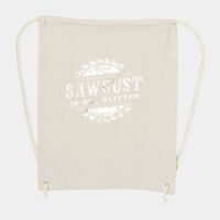 10 Ounce Cotton Canvas Drawstring Backpack Thumbnail