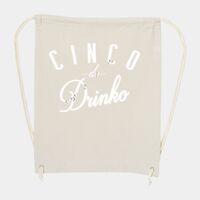 10 Ounce Cotton Canvas Drawstring Backpack Thumbnail