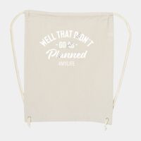 10 Ounce Cotton Canvas Drawstring Backpack Thumbnail