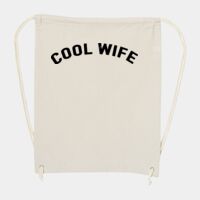 10 Ounce Cotton Canvas Drawstring Backpack Thumbnail