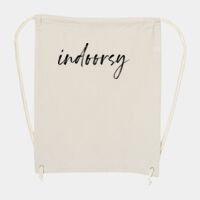 10 Ounce Cotton Canvas Drawstring Backpack Thumbnail