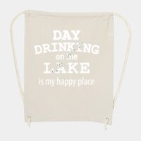 10 Ounce Cotton Canvas Drawstring Backpack Thumbnail