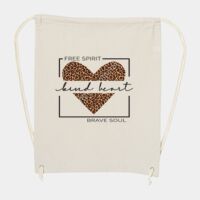 10 Ounce Cotton Canvas Drawstring Backpack Thumbnail
