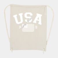 10 Ounce Cotton Canvas Drawstring Backpack Thumbnail