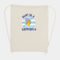10 Ounce Cotton Canvas Drawstring Backpack Thumbnail