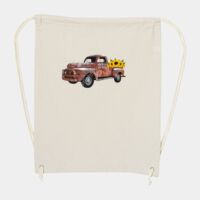 10 Ounce Cotton Canvas Drawstring Backpack Thumbnail