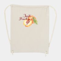 10 Ounce Cotton Canvas Drawstring Backpack Thumbnail