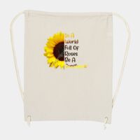 10 Ounce Cotton Canvas Drawstring Backpack Thumbnail