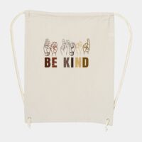 10 Ounce Cotton Canvas Drawstring Backpack Thumbnail
