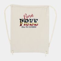 10 Ounce Cotton Canvas Drawstring Backpack Thumbnail
