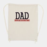 10 Ounce Cotton Canvas Drawstring Backpack Thumbnail