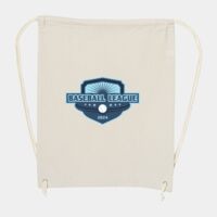 10 Ounce Cotton Canvas Drawstring Backpack Thumbnail