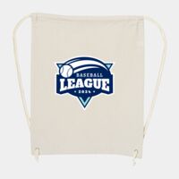 10 Ounce Cotton Canvas Drawstring Backpack Thumbnail