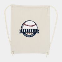 10 Ounce Cotton Canvas Drawstring Backpack Thumbnail